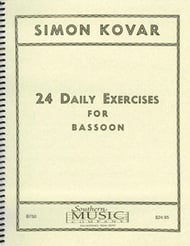 24 DAILY EXERCISES FOR BASSOON cover Thumbnail